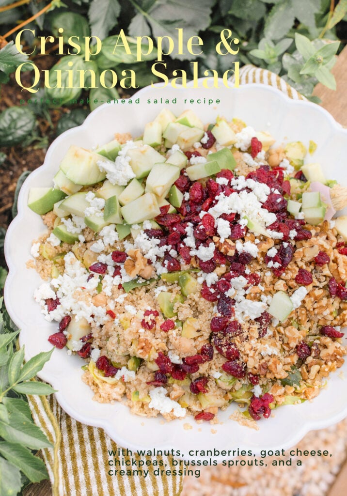 Minute Quinoa Salad: Apple, Walnuts & Avocado for Meal Prep